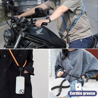 Foto 4 | Foto 4 | Colgantes Y Correas Celular Cuerpo Moda Ajustable 10mm Eo Safe Imports Esi-23544 Multicolor 2pzs