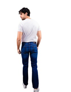 Foto 2 | Foto 2 | Pantalón Hombre Kenneth Cole Kcpm0070 Azul Oscuro Mezclilla