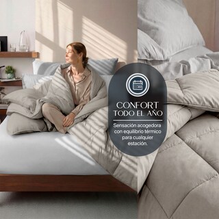 Foto 3 | Foto 3 | Edredón Duvet Esquimal Taupe Matrimonial