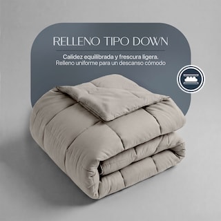 Foto 4 | Foto 4 | Edredón Duvet Esquimal Taupe Matrimonial