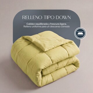 Foto 4 | Foto 4 | Edredón Duvet Esquimal Amarillo King Size