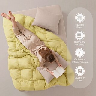 Foto 6 | Foto 6 | Edredón Duvet Esquimal Amarillo King Size