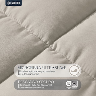 Foto 2 | Foto 2 | Edredón Duvet Esquimal Taupe Queen Size