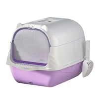 Arenero Belug para Gatos Anti Olores Morado