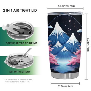 Foto 2 | Foto 2 | Taza De Café Travel Tumbler Oasisdream De Acero Inoxidable De 600 Ml - Venta Internacional.