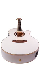 Foto 4 | Foto 4 | Guitarra Bamboo Electroacustica Blanca Linden 40 Con Funda