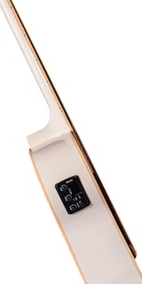 Foto 7 | Foto 7 | Guitarra Bamboo Electroacustica Blanca Linden 40 Con Funda