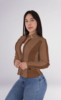 Foto 3 | Foto 3 | Chamarra Vinipiel Sea Brazil para Mujer