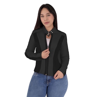 Foto 1 | Foto 1 | Chamarra Vinipiel Sea Brazil para Mujer