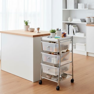 Foto 7 | Foto 7 | Carrito Usos Múltiples 3 Cajones Namaro Design Blanco