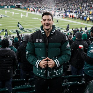 Foto 3 | Foto 3 | Chamarra Nfl Para Caballero Philadelphia Eagles 100% Oficial