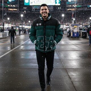 Foto 6 | Foto 6 | Chamarra Nfl Para Caballero Philadelphia Eagles 100% Oficial