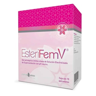 Foto 1 | Foto 1 | Esterifemv Gel Antiséptico Íntimo Caja De 10 Aplicadores De 5g