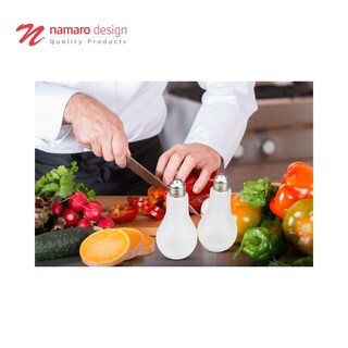 Foto 3 | Foto 3 | Juego Salero Pimentero Foco Jumbo Namaro Design Blanco