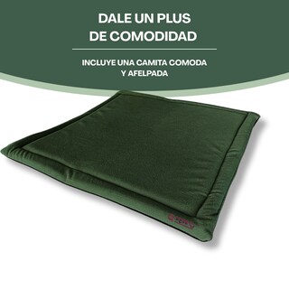 Foto 3 | Foto 3 | Casa Con Colchoneta Q Perrón Para Raza Mediana Color Verde