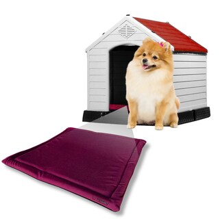 Foto 1 | Foto 1 | Casa Para Perro Q Perrón Con Colchoneta Cómoda Para Raza Chica