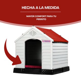 Foto 4 | Foto 4 | Casa Y Cama Para Perro Q Perrón Para Raza Mediana Color Rojo