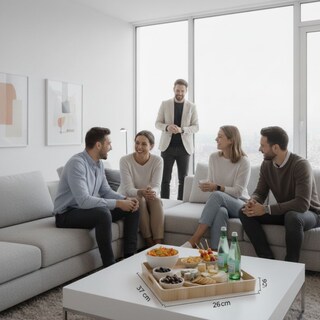 Foto 5 | Foto 5 | Charola O Bandeja De Madera Mediana Marrón Claro Namaro Design