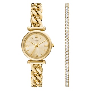 Foto 1 | Foto 1 | Set Reloj Fossil Es5387 Dorado para Mujer