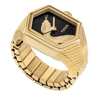 Foto 2 | Foto 2 | Anillo-Reloj Fossil Es5382 Dorado para Mujer