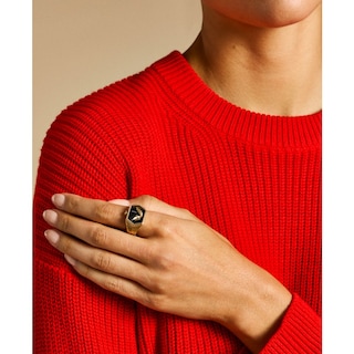 Foto 4 | Foto 4 | Anillo-Reloj Fossil Es5382 Dorado para Mujer