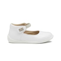 Zapato Elegante Ninos 19102-7 Charol Blanco Soporte Arco Para Niña Blanco