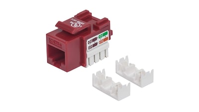 Foto 1 | Foto 1 | Conector Keystone Intellinet Cat 5e Rojo