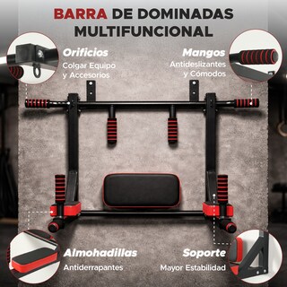 Foto 2 | Foto 2 | Barra De Dominadas Multifuncional X-rush Atlas 8 En 1 Para Entrenamiento Integral