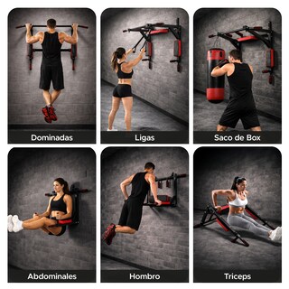 Foto 4 | Foto 4 | Barra De Dominadas Multifuncional X-rush Atlas 8 En 1 Para Entrenamiento Integral