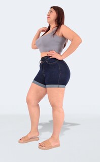 Foto 7 | Foto 7 | Short Mezclilla Con Faja Sea Brazil Mujer