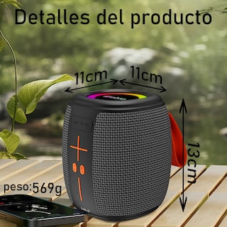 Foto 2 | Foto 2 | Bocina Lab.g Bluetooth Inalámbrico Altavoz Portátil Negro