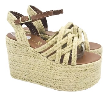 Foto 1 | Foto 1 | Plataformas Para Mujer La Caprichosa 100 Nude Suela Yute