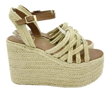 Foto 4 | Foto 4 | Plataformas Para Mujer La Caprichosa 100 Nude Suela Yute