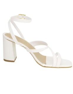 Foto 2 | Foto 2 | Zapatilla Para Dama La Caprichosa Morelia Blanco Tacon Cuadrado 8cm