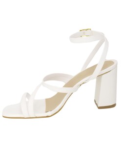 Foto 4 | Foto 4 | Zapatilla Para Dama La Caprichosa Morelia Blanco Tacon Cuadrado 8cm