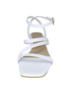 Foto 5 | Foto 5 | Zapatilla Para Dama La Caprichosa Morelia Blanco Tacon Cuadrado 8cm