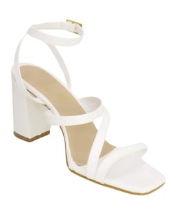 Foto 1 | Foto 1 | Zapatilla Para Dama La Caprichosa Morelia Blanco Tacon Cuadrado 8cm