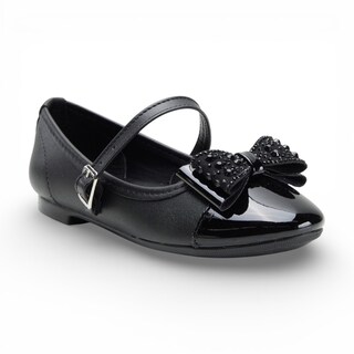 Foto 2 | Foto 2 | Balerinas Golden Shoes 3095 Negro Niña Casual