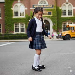 Foto 4 | Foto 4 | Balerinas Golden Shoes 3095 Negro Niña Casual