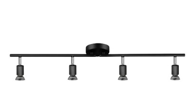 Foto 1 | Foto 1 | Lámpara Xtellar De Techo Con Cabezales Ajustables 270°/90° Gu10 – Negro Mate