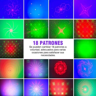 Foto 3 | Foto 3 | Proyector Láser Xtellar Audiorítmico 360° Con Control Remoto Y Luces Led – Negro