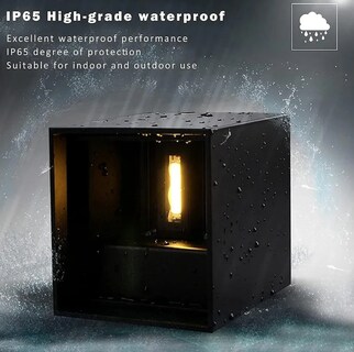 Foto 3 | Foto 3 | Lámpara De Pared Xtellar Led Bidireccional Ip65 De Aluminio Ajustable Con Luz Cálida Negro