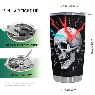 Foto 2 | Foto 2 | Taza De Café Travel Tumbler Oasisdream De Acero Inoxidable De 600 Ml - Venta Internacional.