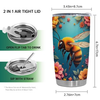 Foto 2 | Foto 2 | Taza De Café Travel Tumbler Oasisdream De Acero Inoxidable De 600 Ml - Venta Internacional.