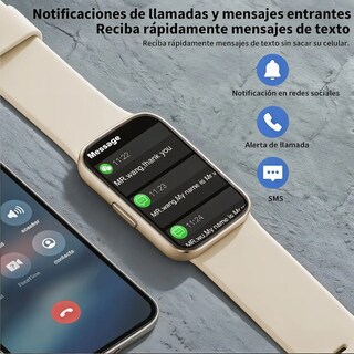 Foto 5 | Foto 5 | Reloj Belug Inteligente Smart Watch Bluetooth Blanco