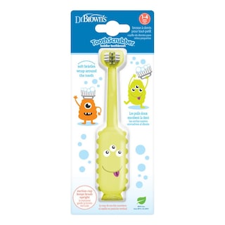 Foto 2 | Foto 2 | Cepillo De Dientes Dr. Brown’s Bebé Monstruo Suave 0-3 Años Cerdas Delicadas Y Mango Antideslizante