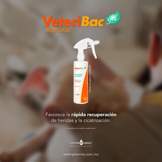 Foto 2 | Foto 2 | Veteribac Mascotas Gel Antiséptico Para Heridas Con Atomizador De 500g