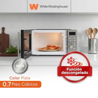 Foto 1 | Foto 1 | Horno De Microondas White Westinghouse 0.7 Pies Plata Inox Wwcmv0720wes