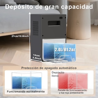 Foto 4 | Foto 4 | Deshumidificador Lab.g Electrico Domestico Led Negro