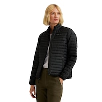 Chamarra Eddie Bauer De Pluma Ultraligera Para Mujer Negro